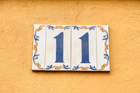 Number eleven 写真素材