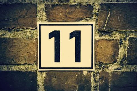 Number eleven Stock Photos
