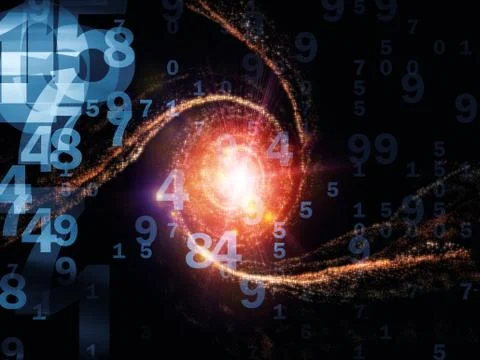 Number Energy 스톡 일러스트