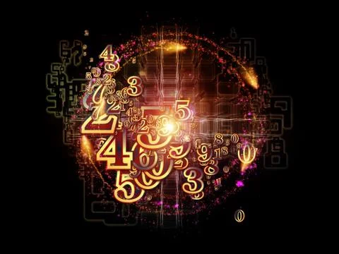 Number Evolution Stock Illustration