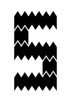 Number five Stock Illustration