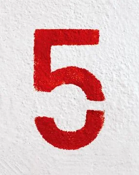 Number five Stock Photos