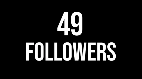 Number Followers 1 Stock Footage 340626296