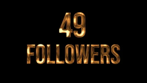 Number Followers 1 Stock Footage 340631119