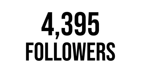 Number Followers 10 Stock Footage 340633085