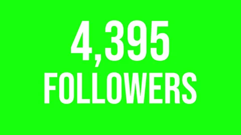 Number Followers 10 Stock Footage 340633919