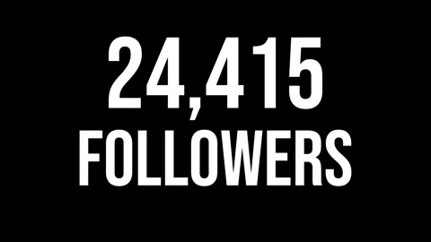 Number Followers 12 Stock Footage 340626909