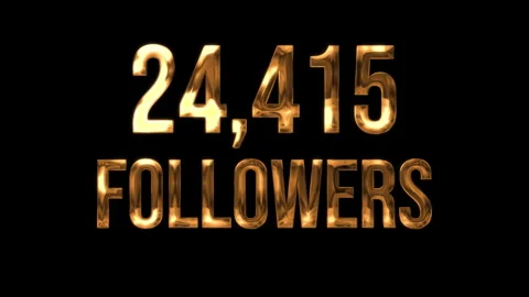 Number Followers 12 Stock Footage 340632636