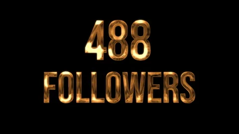 Number Followers 2 Stock Footage 340631065