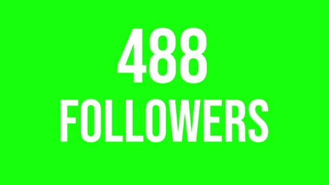 Number Followers 2 Stock Footage 340633576