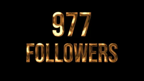 Number Followers 3 Stock Footage 340631073