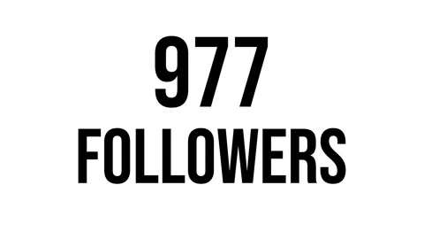 Number Followers 3 Stock Footage 340632977