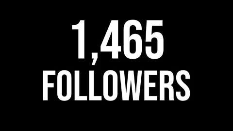 Number Followers 4 Stock Footage 340626396