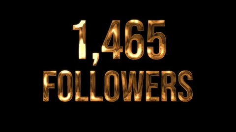 Number Followers 4 Stock Footage 340631072