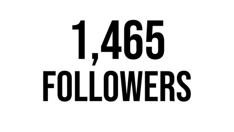 Number Followers 4 Stock Footage 340632964