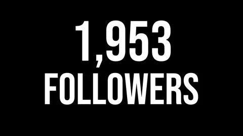 Number Followers 5 Stock Footage 340626352