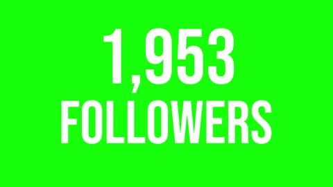 Number Followers 5 Stock Footage 340633598