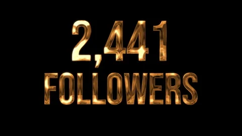 Number Followers 6 Stock Footage 340631715