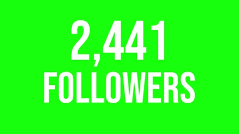 Number Followers 6 Stock Footage 340633873