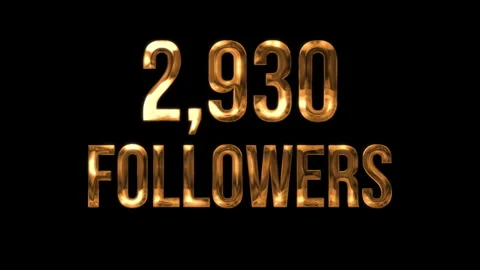 Number Followers 7 Stock Footage 340631758