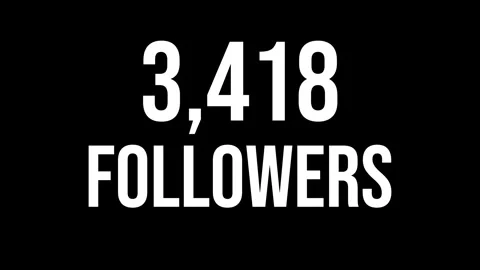 Number Followers 8 Stock Footage 340626736