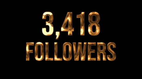Number Followers 8 Stock Footage 340631740