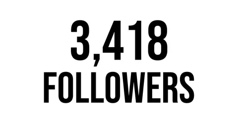 Number Followers 8 Stock Footage 340633072