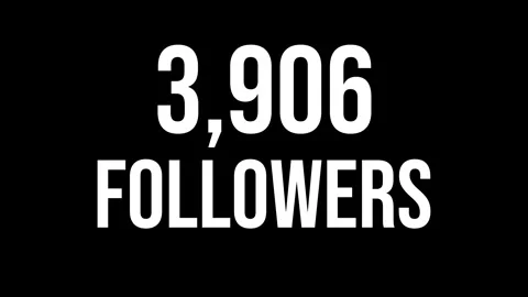 Number Followers 9 库存影片 340626760