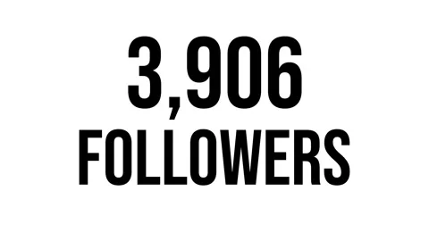 Number Followers 9 Stock Footage 340633079