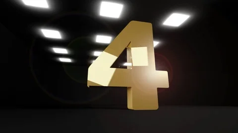 Number Four Stock-Footage 73744926