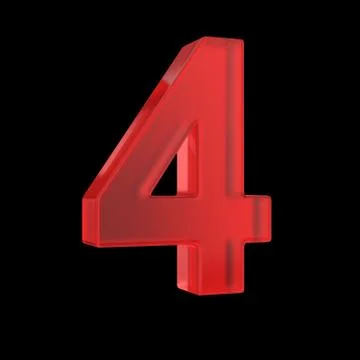 Number four Stock Illustration