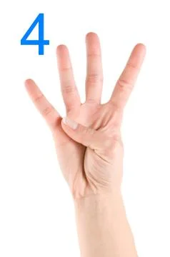 Number four Stock Photos