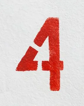 Number four Stock Photos