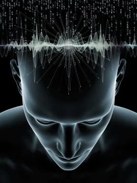 Number Generating Mind Stock Illustration