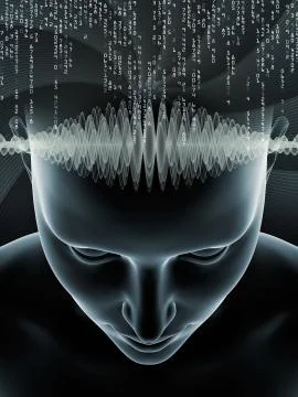 Number Generating Mind Stock Illustration