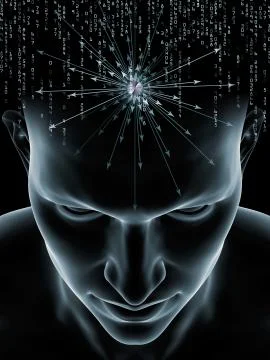 Number Generating Mind 스톡 일러스트