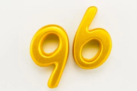 Number gold Stock Photos