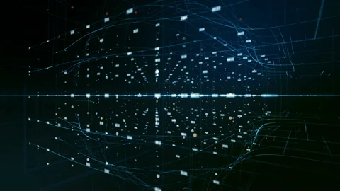 The number of HUD background. Vídeos de archivo 94321389