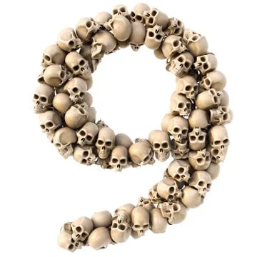 Number Illustrazione stock