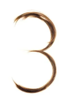 Number isolated on white background Stock Illustration