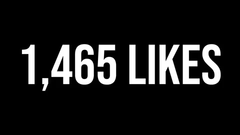 Number Likes 4 Stock Footage 338224796