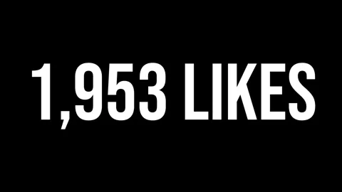Number Likes 5 Stock Footage 338224801