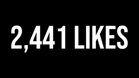 Number Likes 6 Stock Footage 338224802