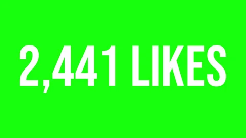 Number Likes 6 Stock Footage 338225987