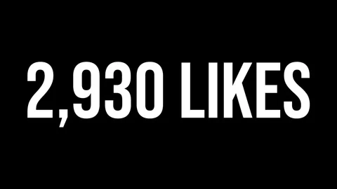 Number Likes 7 Stock Footage 338224851