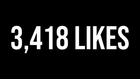 Number Likes 8 Stock Footage 338224856