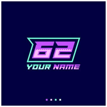 Number logo with fast speed lines. Vector sport style typeface, sports club. Illustrazione stock