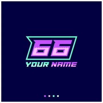 Number logo with fast speed lines. Vector sport style typeface, sports club. Illustrazione stock