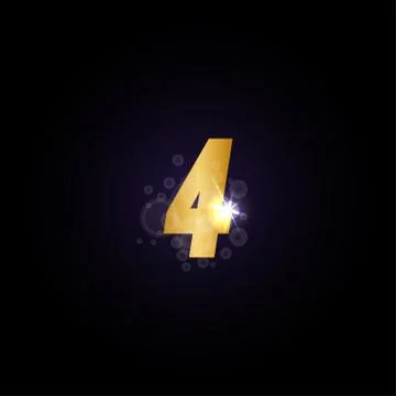 Number logo icon template Stock Illustration