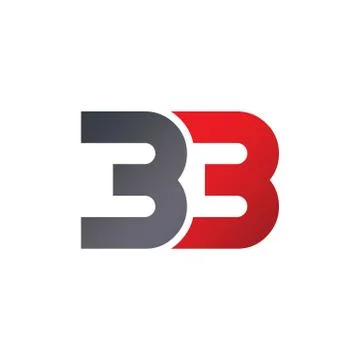 Number logotype color logo template Illustrazione stock